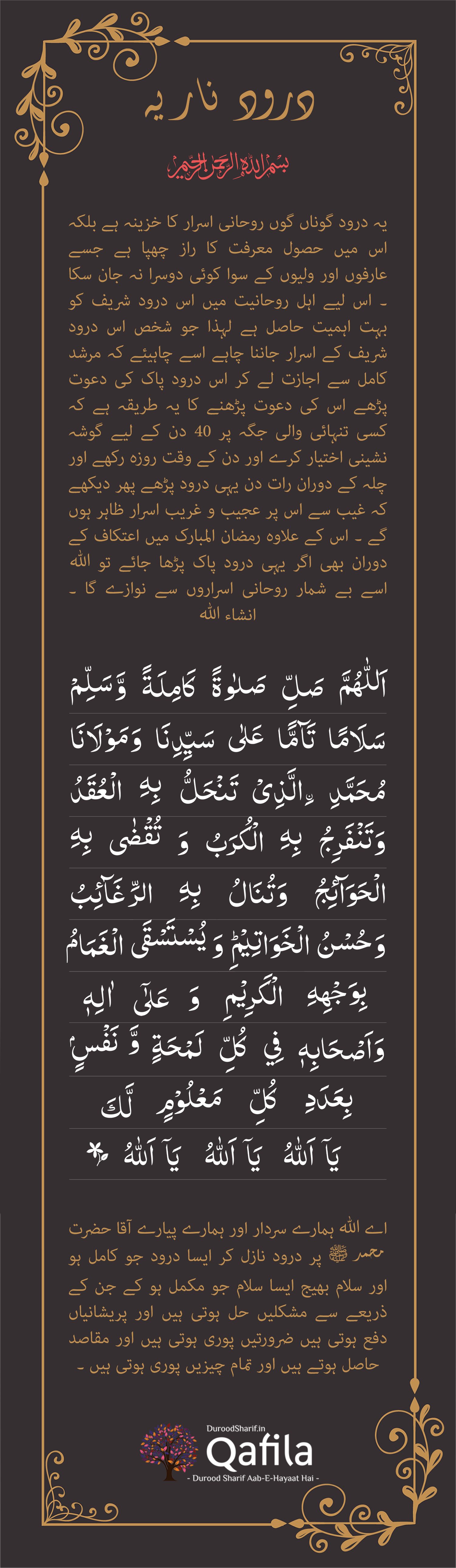 Durood E Nariyah درود ناریہ